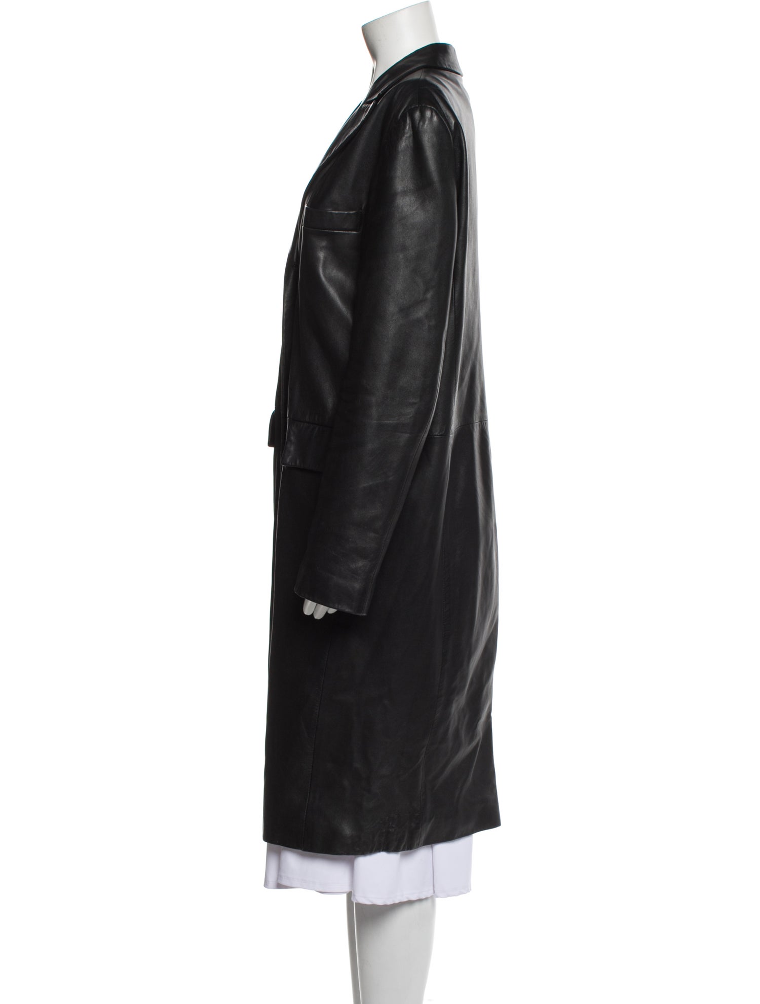 Helmut Lang Vintage Leather Coat