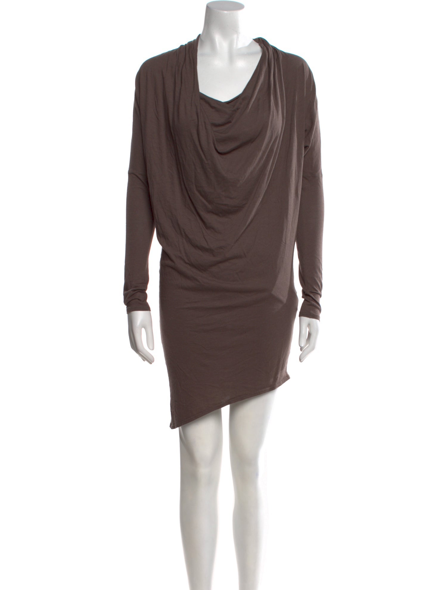 Helmut Lang Cowl Neck Mini Dress
