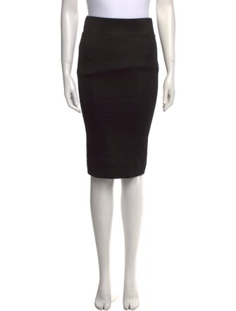 Helmut Lang Raw-Edge Trim Knee-Length Skirt
