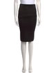 Helmut Lang Raw-Edge Trim Knee-Length Skirt