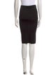 Helmut Lang Raw-Edge Trim Knee-Length Skirt