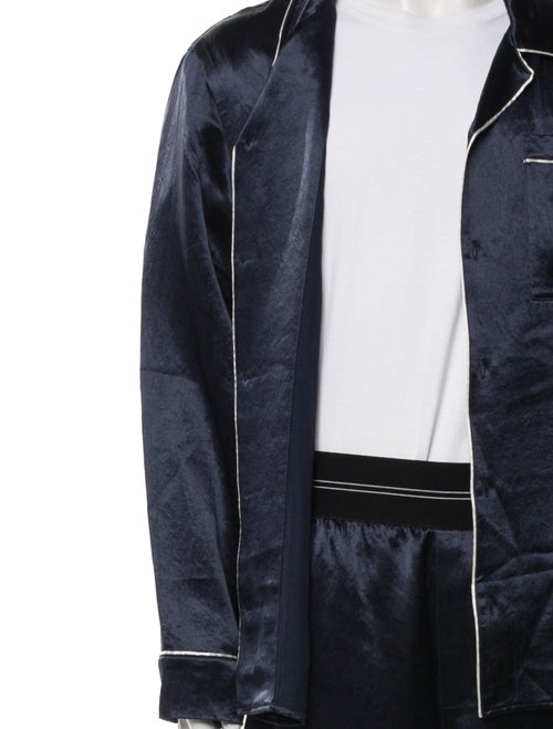 Helmut Lang Embroidered Accent Pajama Set