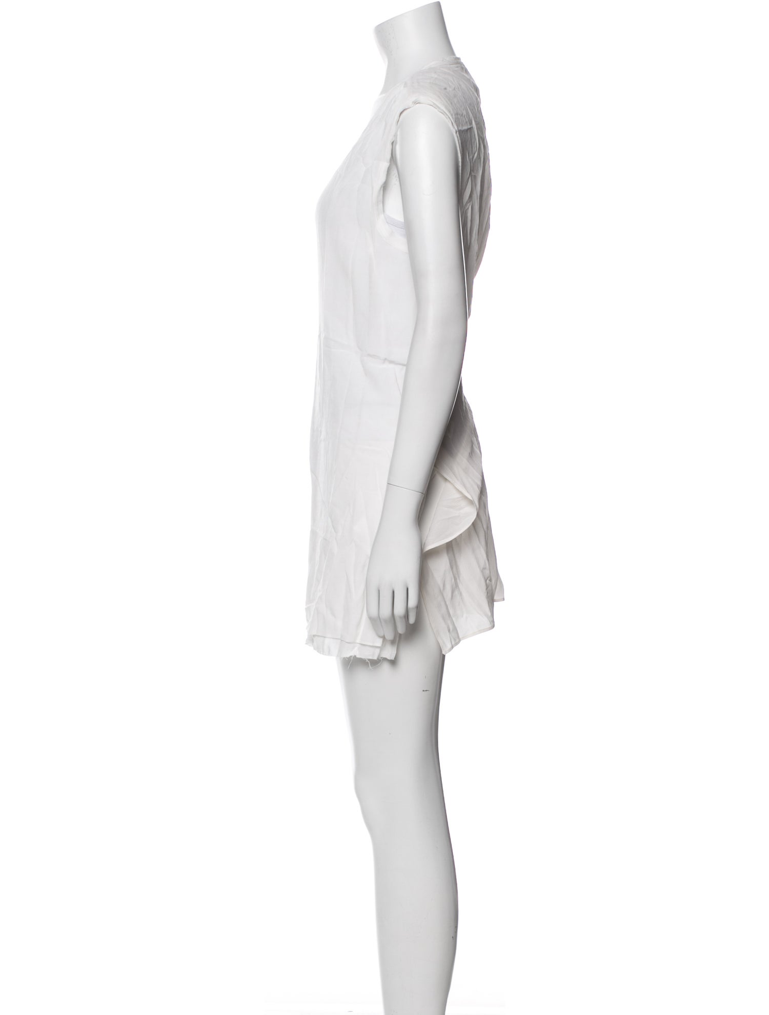 Helmut Lang Scoop Neck Mini Dress