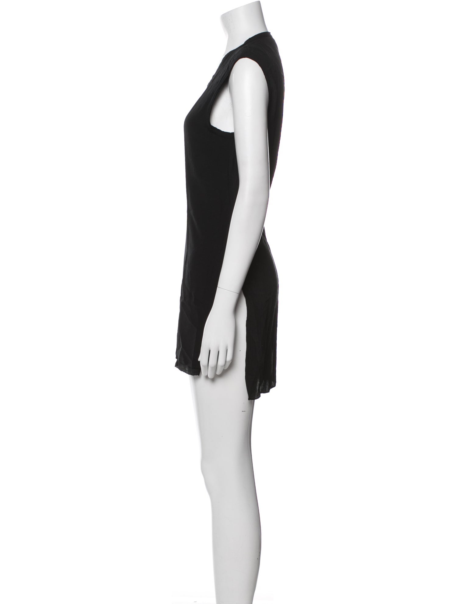 Helmut Lang Scoop Neck Mini Dress