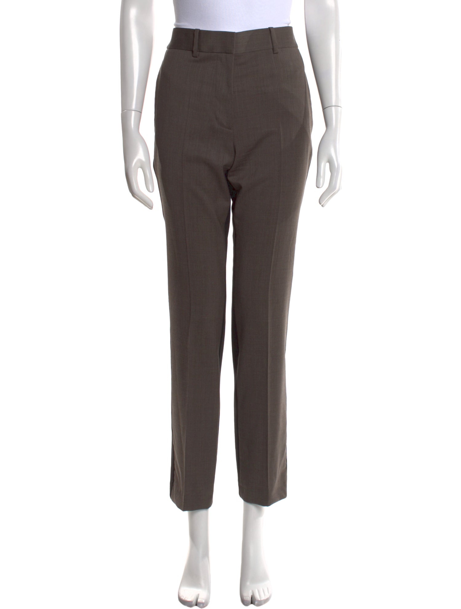 Helmut Lang Virgin Wool Straight Leg Pants