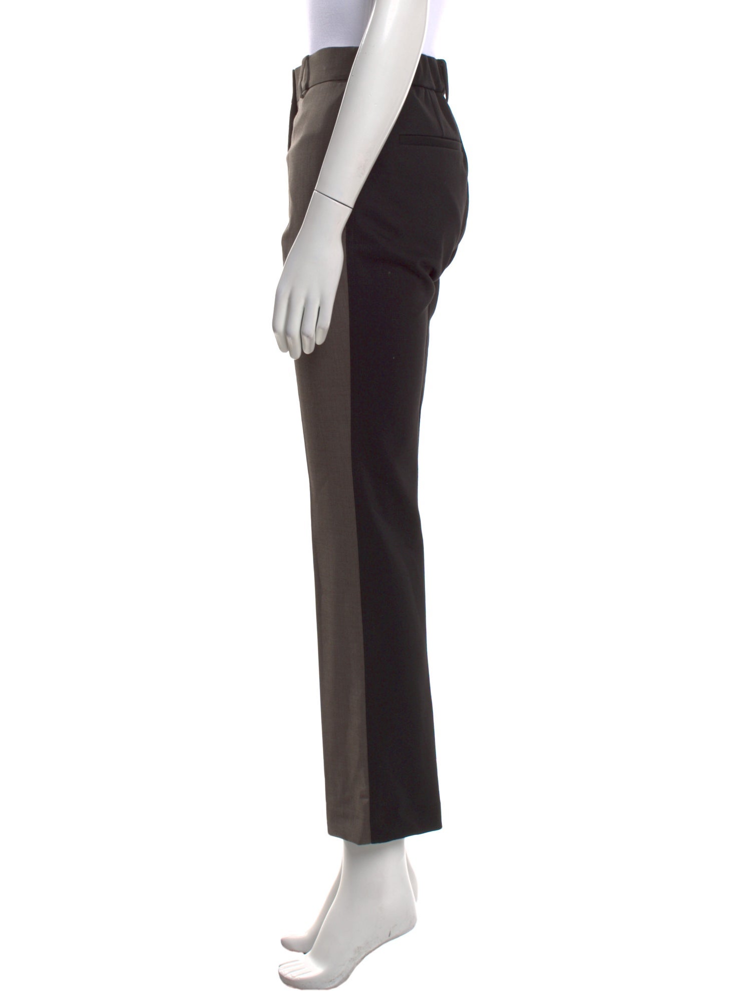 Helmut Lang Virgin Wool Straight Leg Pants