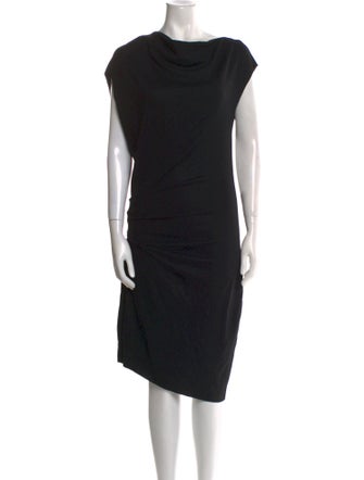 Helmut Lang Wool Knee-Length Dress