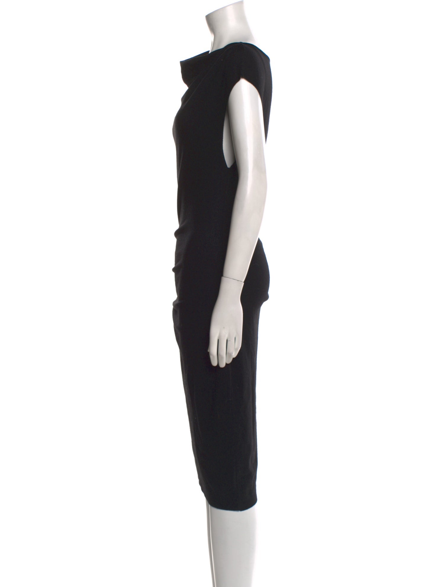 Helmut Lang Wool Knee-Length Dress