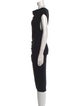 Helmut Lang Wool Knee-Length Dress