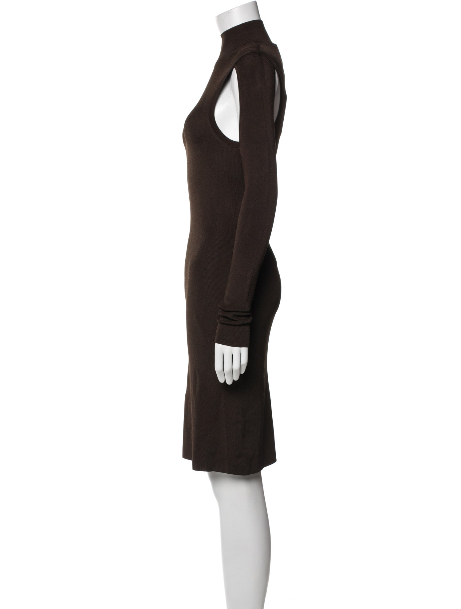 Helmut Lang Turtleneck Knee-Length Dress w/ Tags