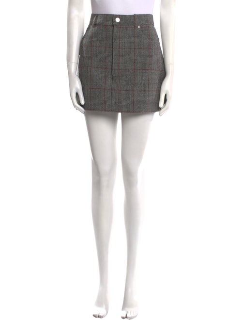 Helmut Lang Wool Mini Skirt