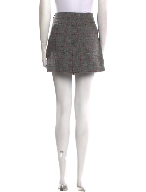 Helmut Lang Wool Mini Skirt