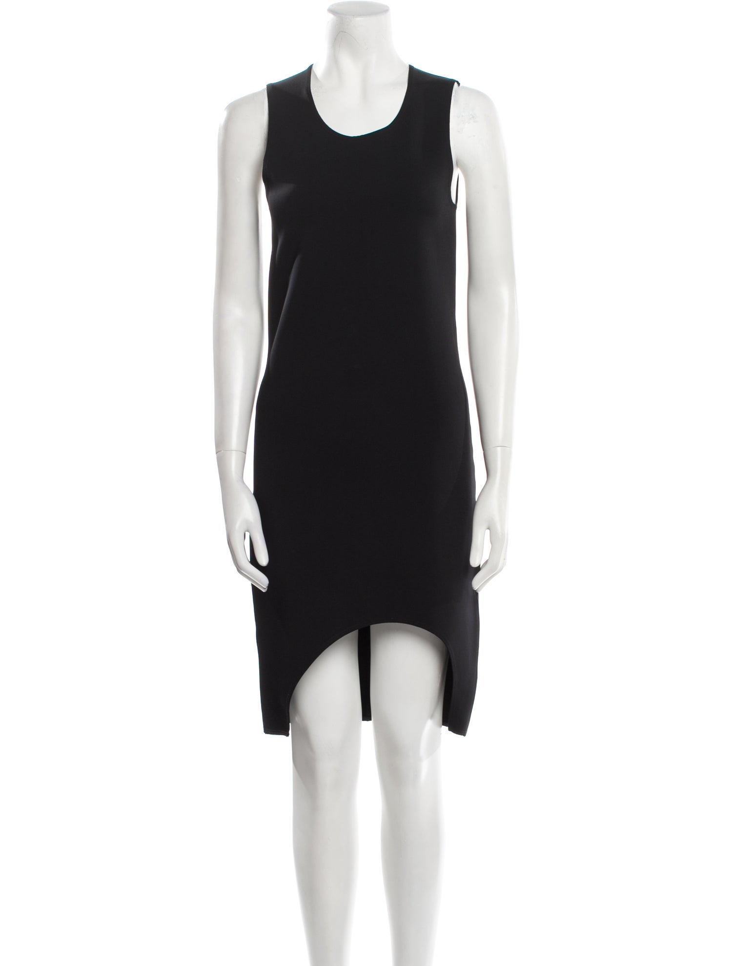 Helmut Lang Scoop Neck Knee-Length Dress