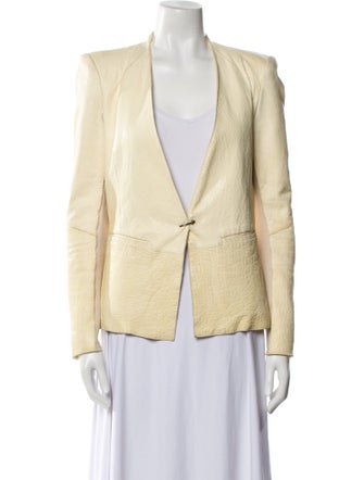 Helmut Lang Leather Blazer