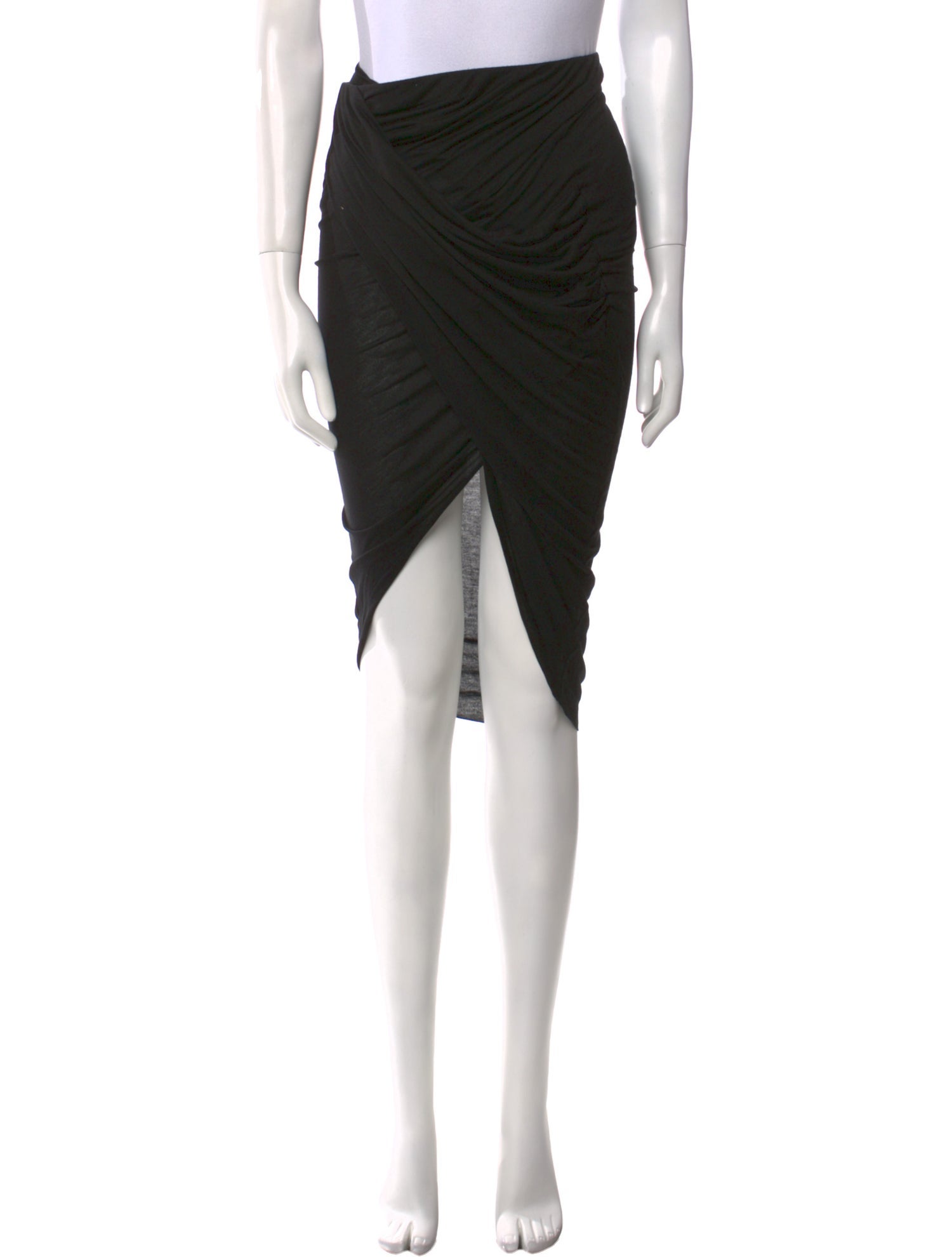 Helmut Lang Ruffle Embellishment Knee-Length Skirt