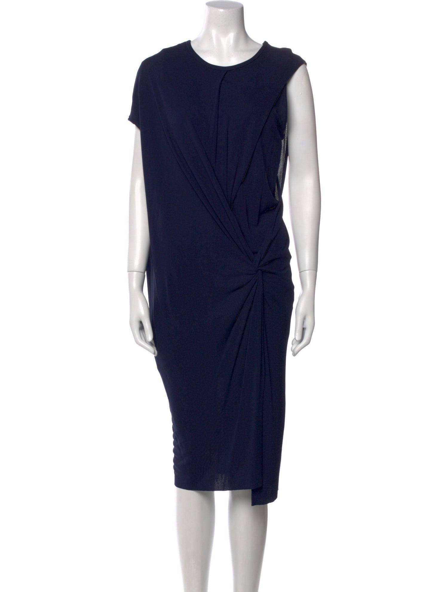 Helmut Lang Crew Neck Knee-Length Dress