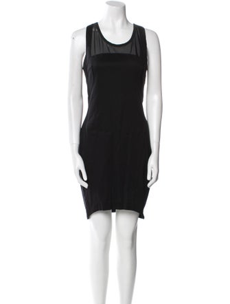Helmut Lang Scoop Neck Mini Dress