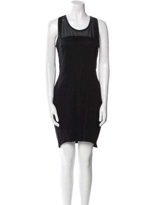 Helmut Lang Scoop Neck Mini Dress