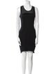 Helmut Lang Scoop Neck Mini Dress