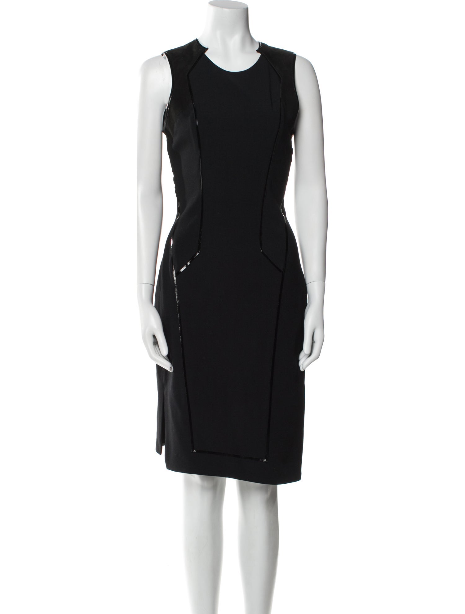 Helmut Lang Crew Neck Knee-Length Dress