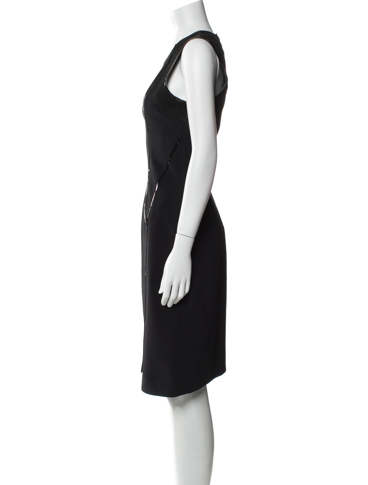 Helmut Lang Crew Neck Knee-Length Dress