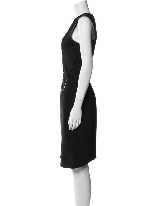 Helmut Lang Crew Neck Knee-Length Dress