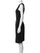 Helmut Lang Crew Neck Knee-Length Dress