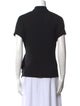 Helmut Lang V-Neck Short Sleeve Top