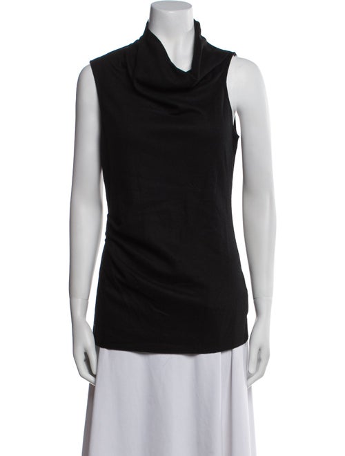 Helmut Lang Wool Cowl Neck Top