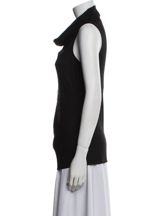 Helmut Lang Wool Cowl Neck Top