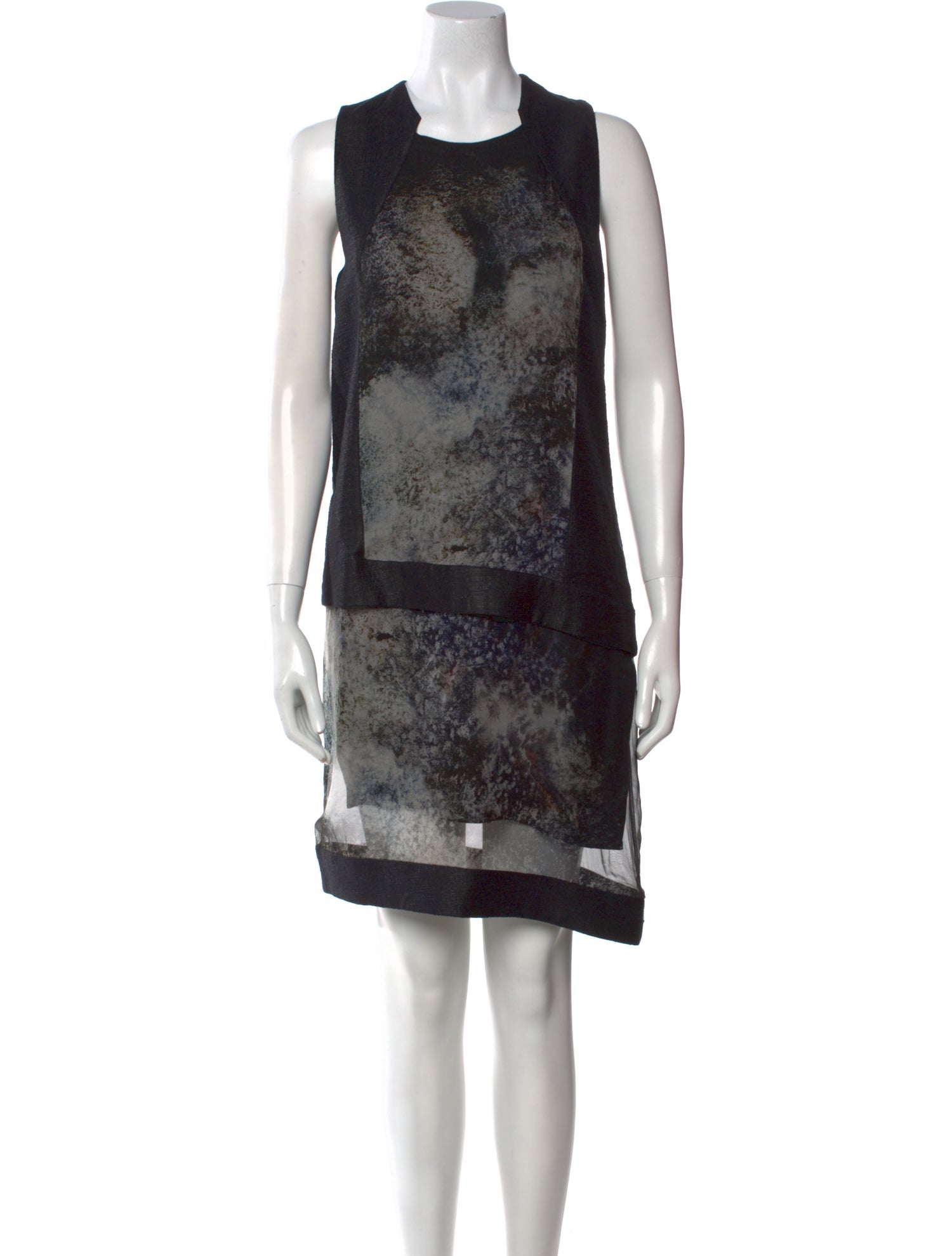 Helmut Lang Silk Knee-Length Dress