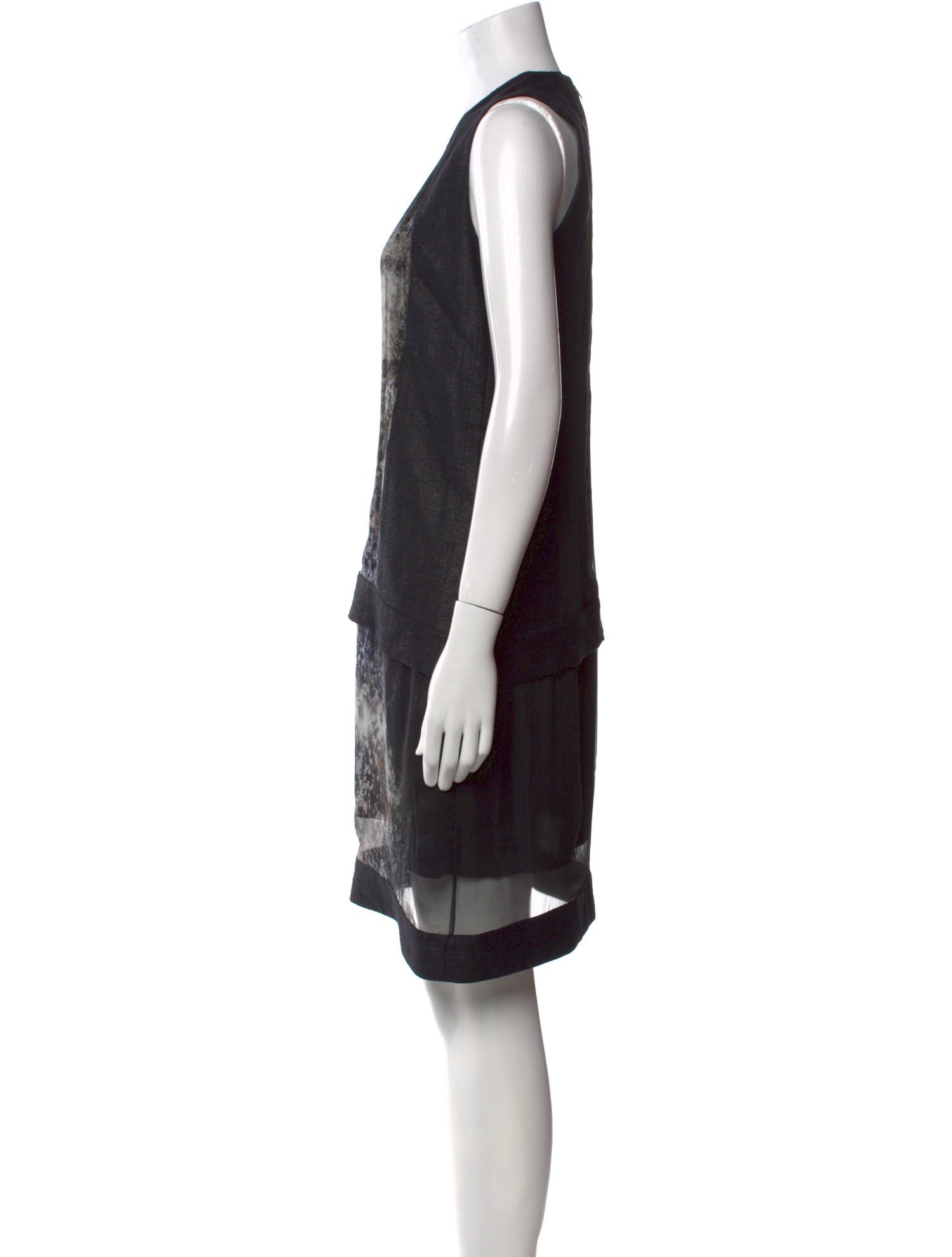 Helmut Lang Silk Knee-Length Dress