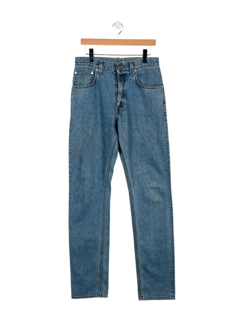 Helmut Lang High-Rise Straight Leg Jeans