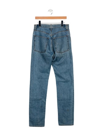 Helmut Lang High-Rise Straight Leg Jeans