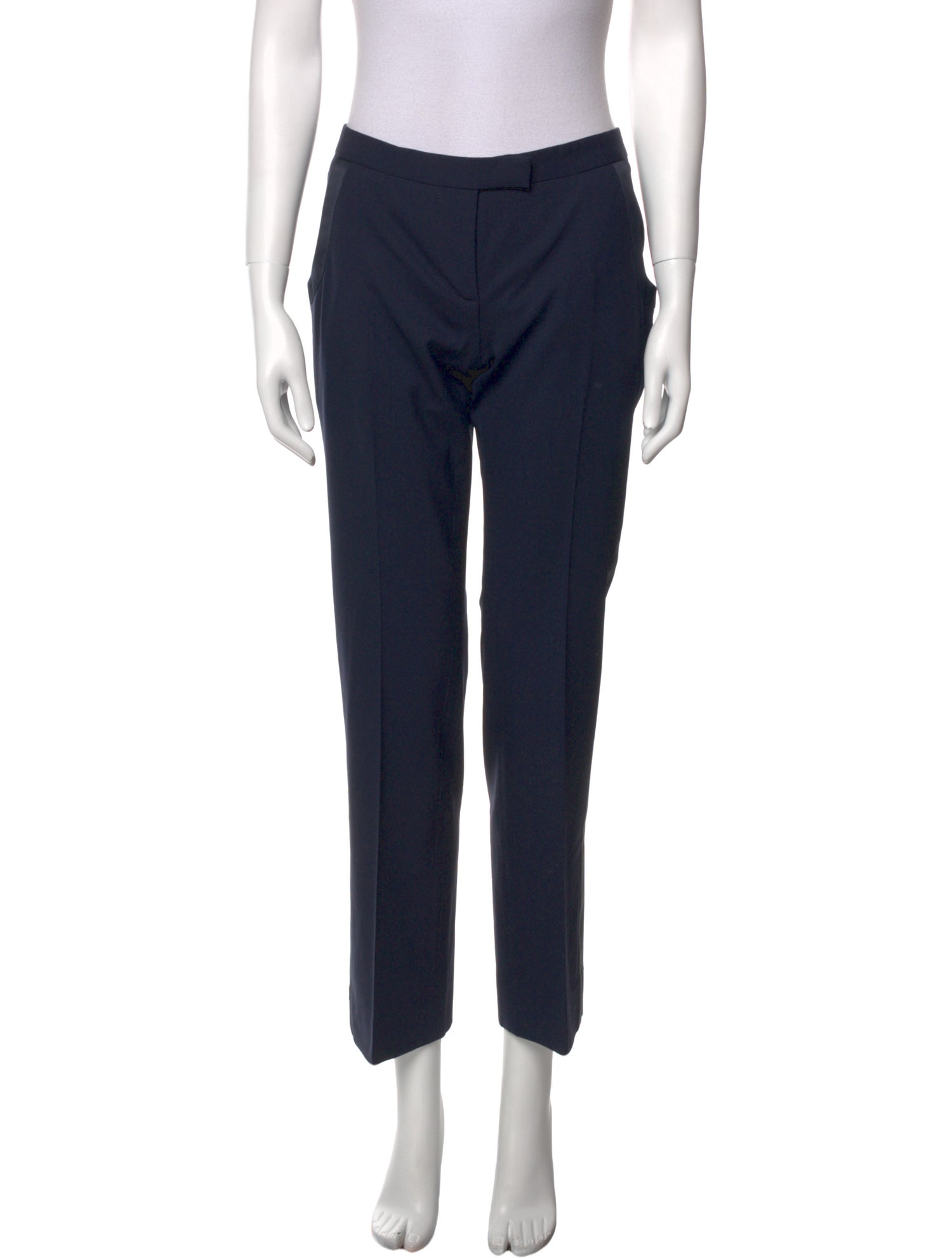 Helmut Lang Virgin Wool Straight Leg Pants