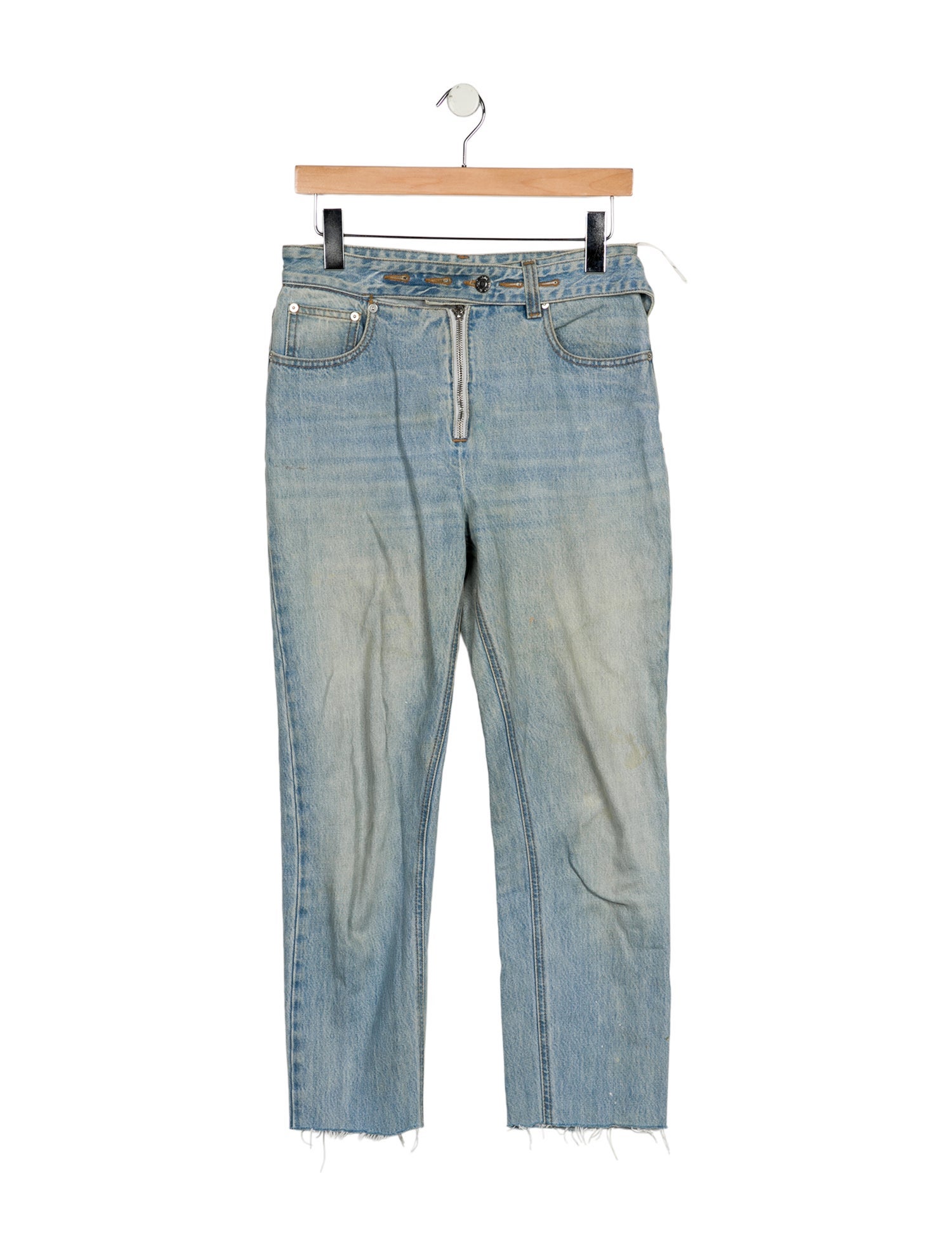 Helmut Lang High-Rise Straight Leg Jeans
