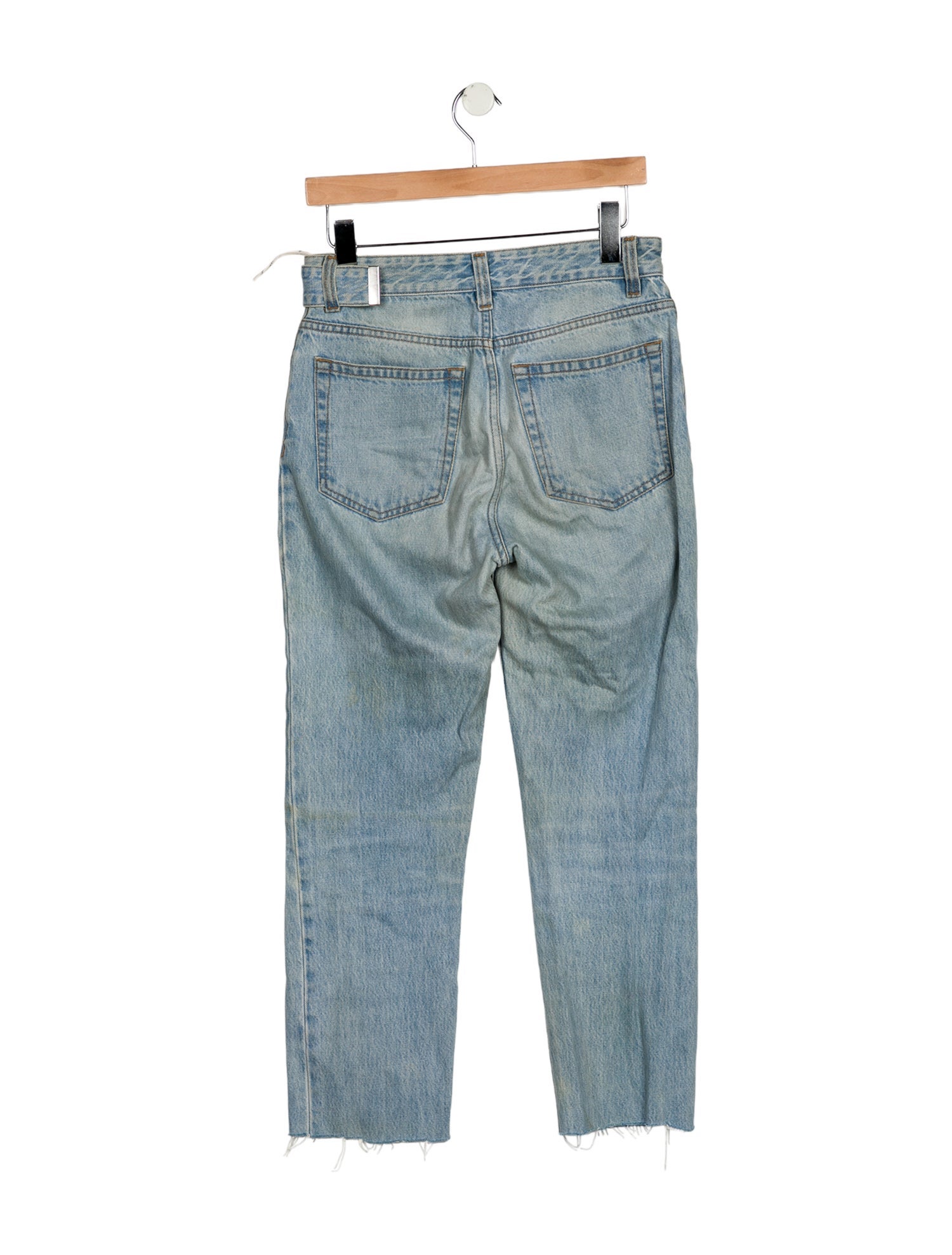 Helmut Lang High-Rise Straight Leg Jeans
