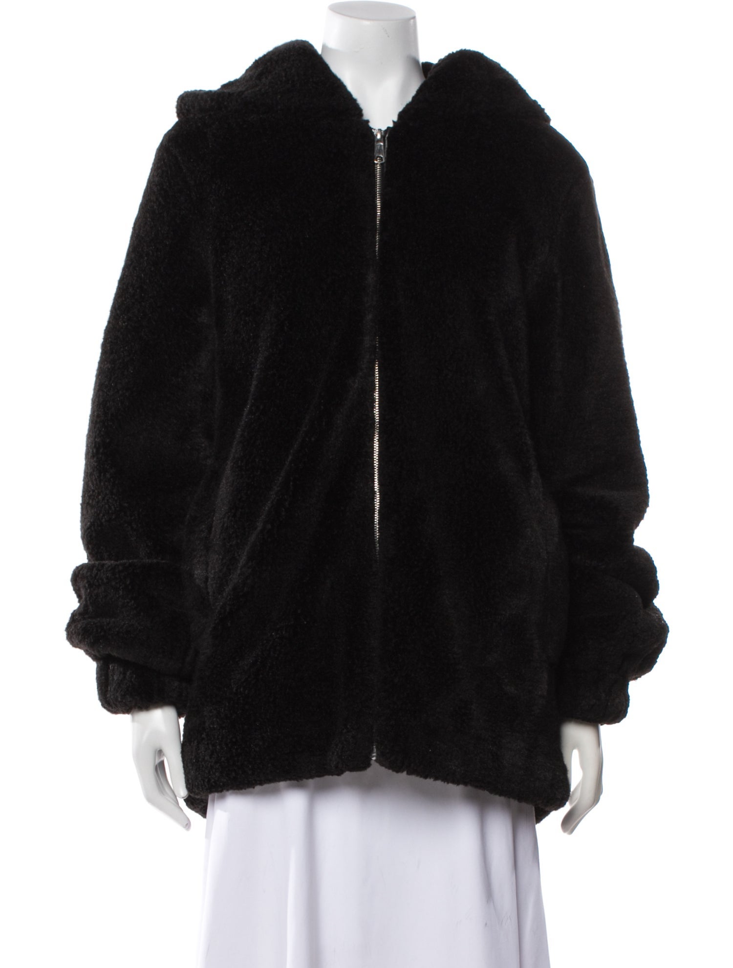Helmut Lang Faux Fur Jacket