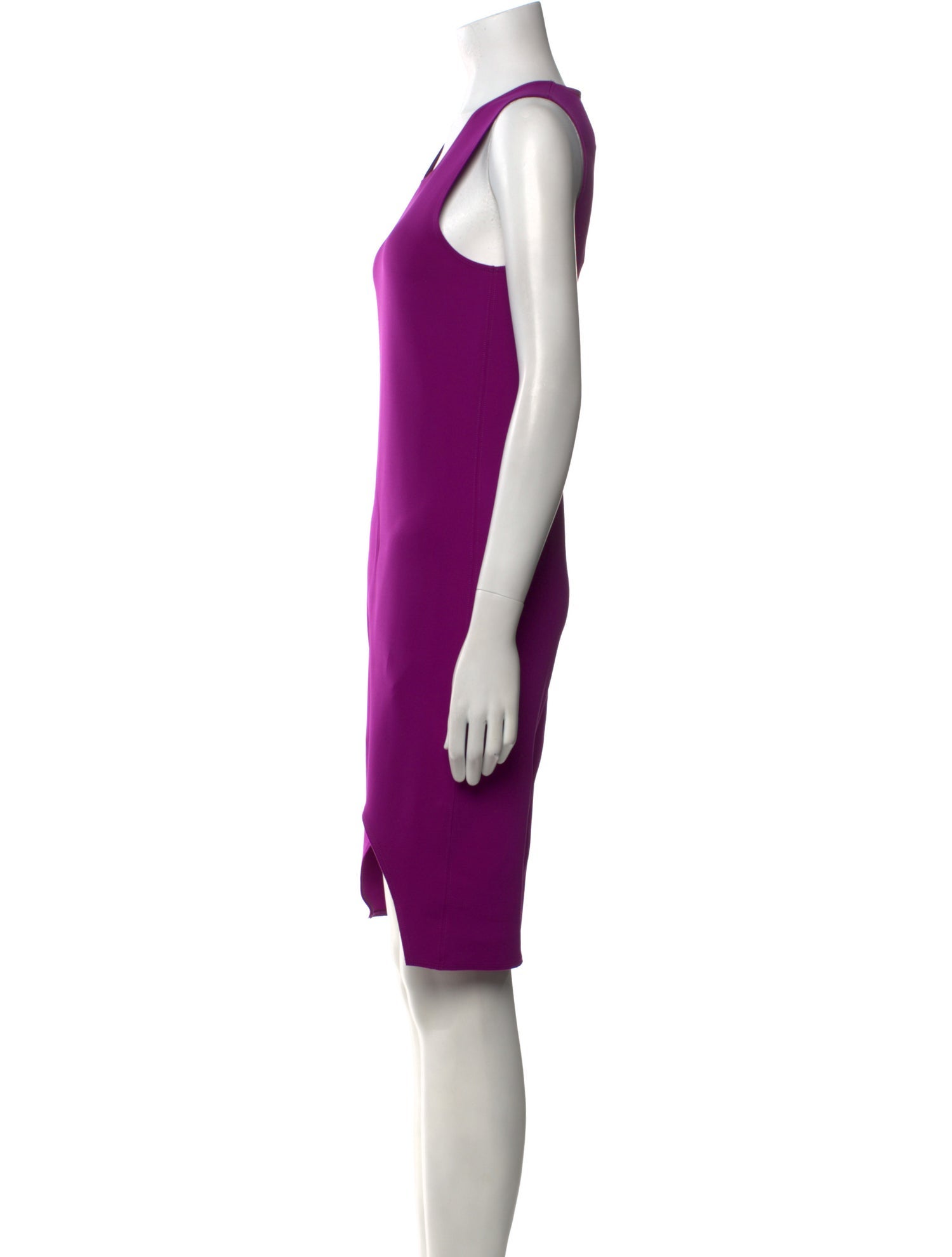 Helmut Lang Scoop Neck Knee-Length Dress