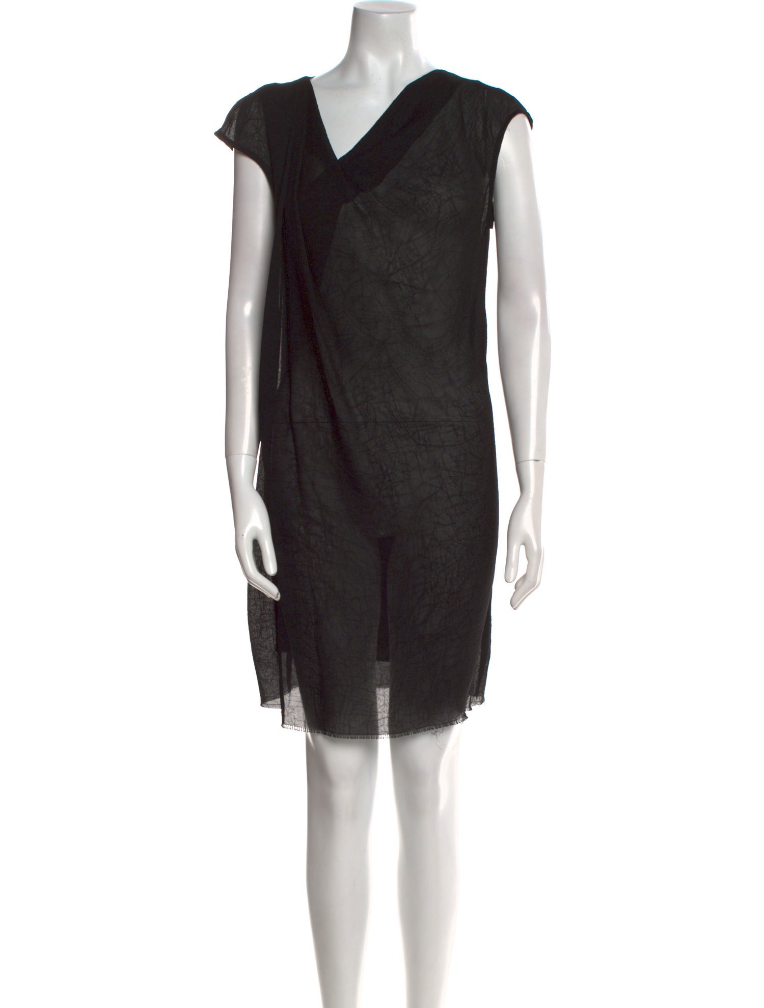 Helmut Lang Asymmetrical Mini Dress