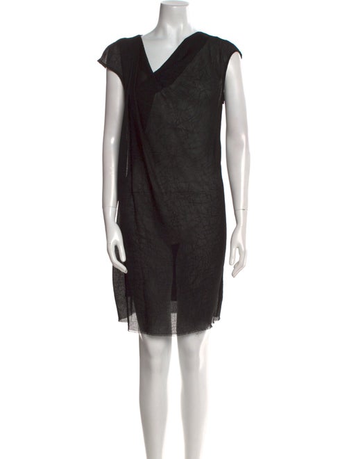 Helmut Lang Asymmetrical Mini Dress