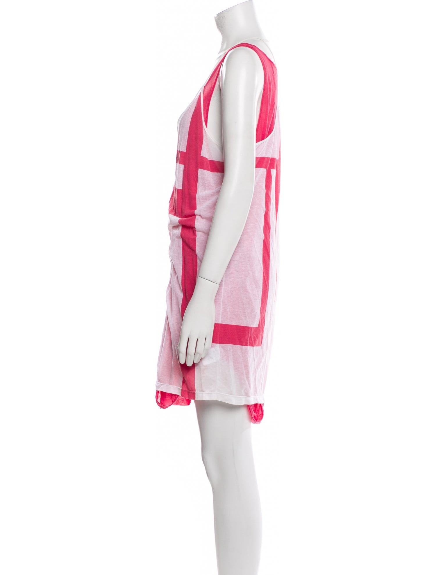 Helmut Lang Striped Mini Dress