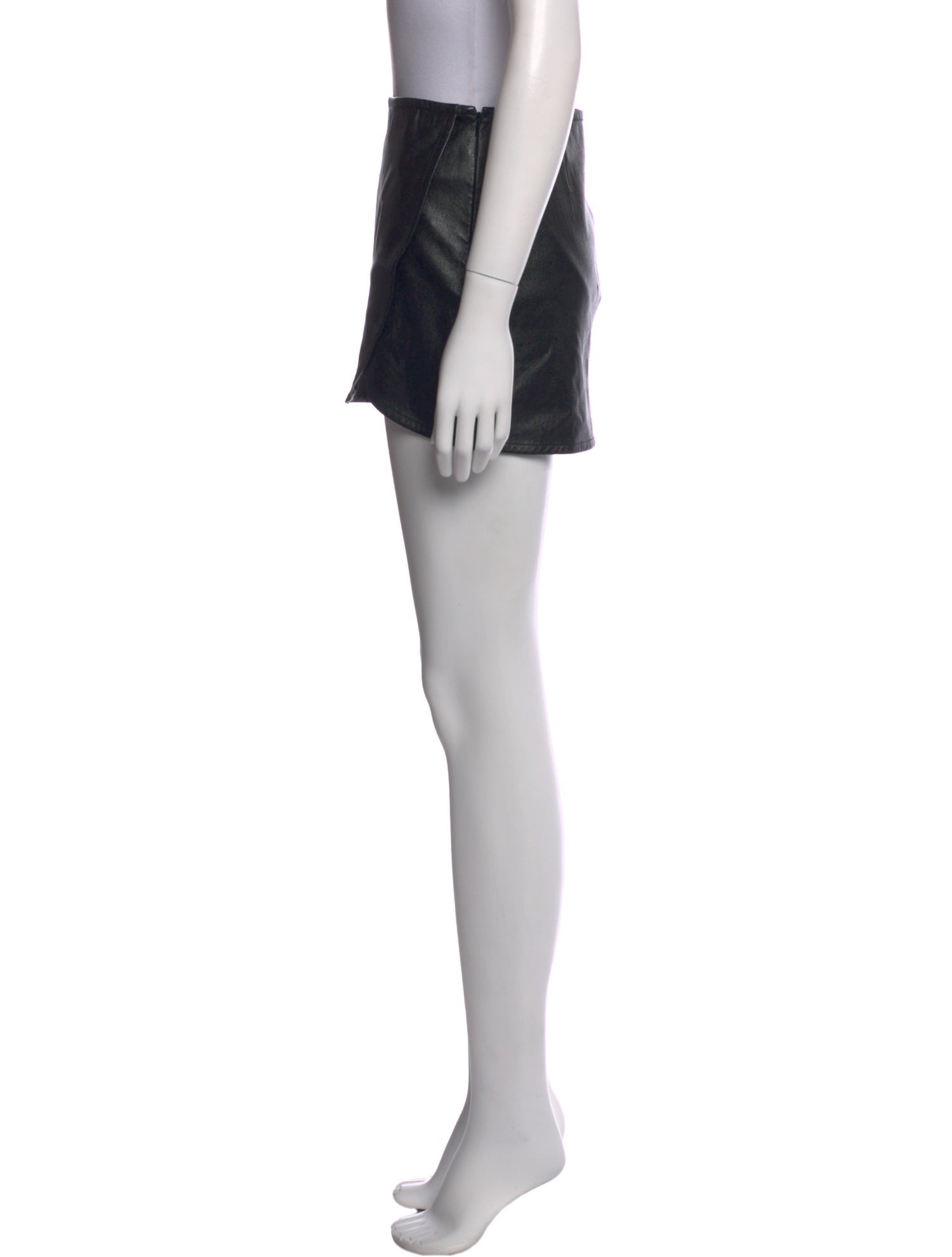 Helmut Lang Lamb Leather Mini Skirt