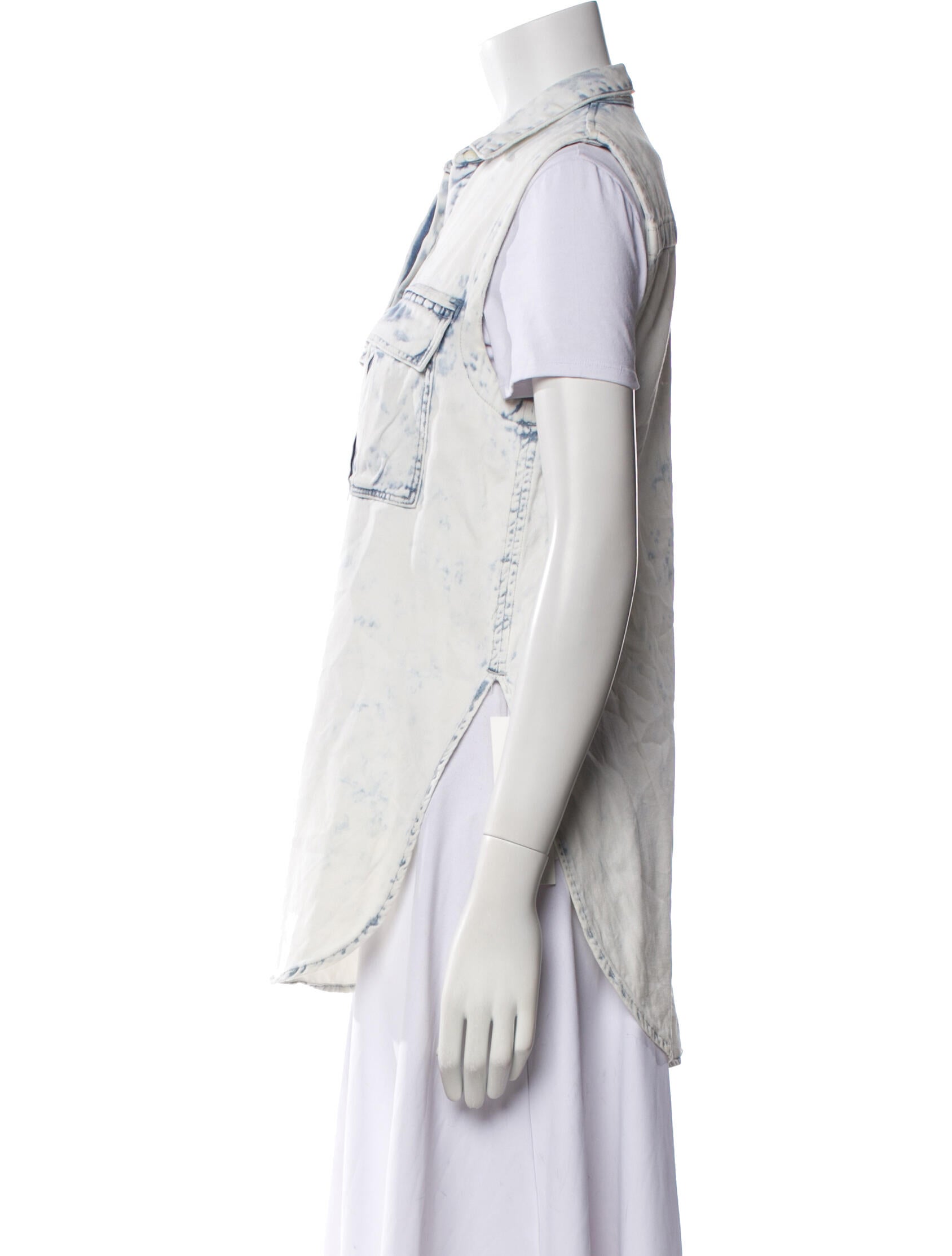 Helmut Lang Short Sleeve Button-Up Top