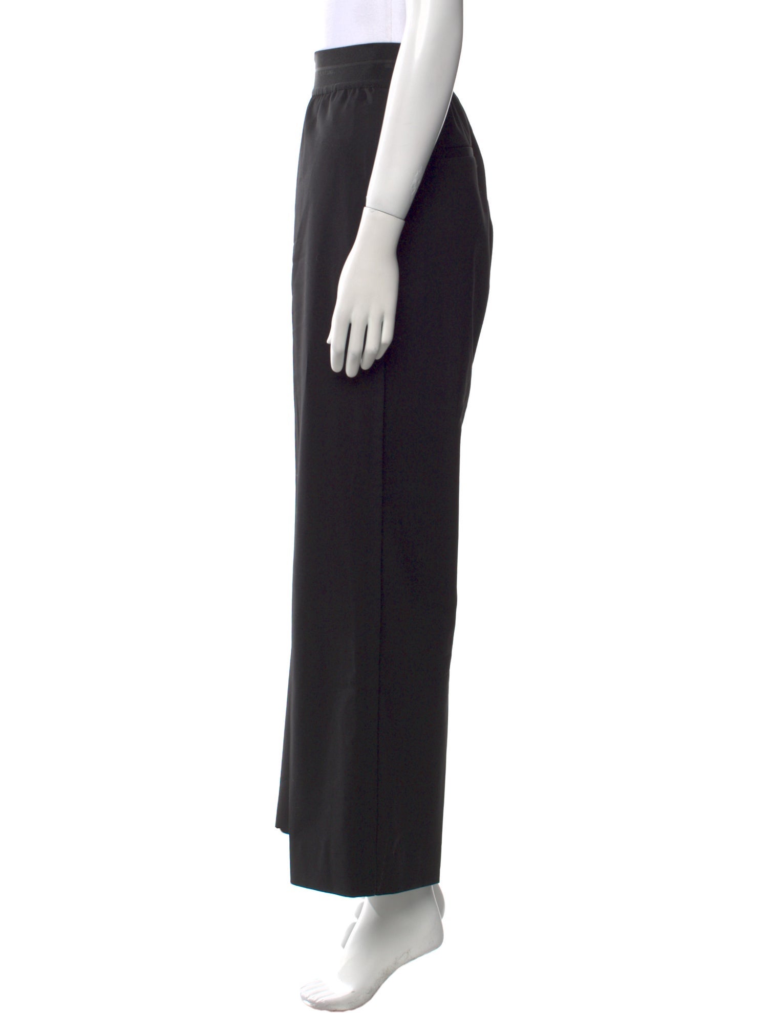 Helmut Lang Virgin Wool Wide Leg Pants