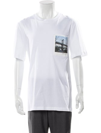 Helmut Lang Graphic Print Crew Neck T-Shirt