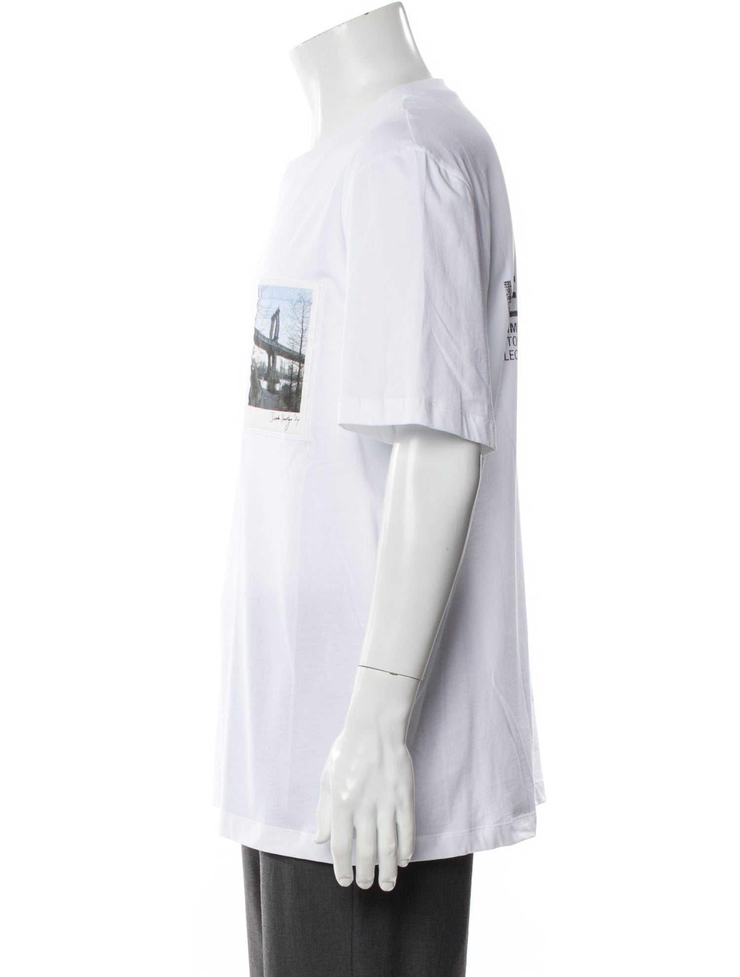 Helmut Lang Graphic Print Crew Neck T-Shirt