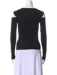 Helmut Lang Square Neckline Long Sleeve Top