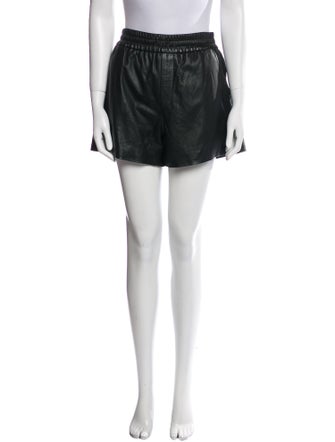 Helmut Lang Lamb Leather Mini Shorts
