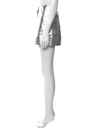 Helmut Lang Leather Mini Skirt